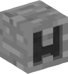 Голова — Каменный блок — W
