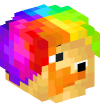 Head — Clown Duck