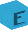 Голова — Светло-голубой блок — E