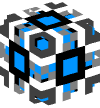 Голова — Необычный куб (синий центр)