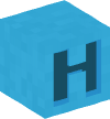 Голова — Светло-голубой блок — H