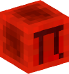 Head — Redstone Block π (Pi)
