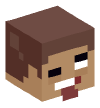 Head — Emoticon Herobrine (Tongue)