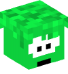 Голова — Зеленое Слоеное тесто