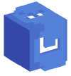 Head — Dreidel (blue, gimel)