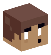 Head — Emoticon Herobrine (Bored)