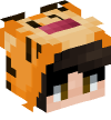Head — Boy in Tiger Costume