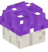 Head — Purple Mushroom — 13365