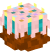 Head — Birthday Cake (cyan) — 13919