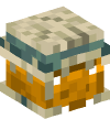 Head — Gold Snow Zombie Villager