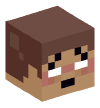 Head — Emoticon Herobrine (Shy)