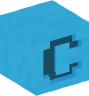 Голова — Светло-голубой блок — C