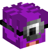 Head — Minion (purple) — 25877