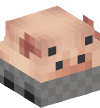 Head — Pig in a Minecart