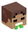 Head — Emoticon Herobrine (Puking)