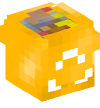 Head — Recycling Bin (yellow, full)