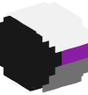 Head — Pride Flag (demisexual)