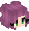 Голова — Девушка с фиолетовыми волосами