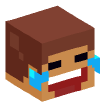 Head — Emoticon Steve (Crying Laughing)