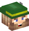 Голова — Ирландский гном в зелёной шляпе