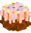 Head — Birthday Cake (orange) — 13912