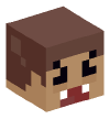 Head — Emoticon Herobrine (Screaming)