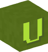 Голова — Зеленый блок — U