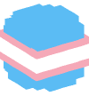 Head — Trans Flag