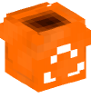 Head — Recycling Bin (orange, empty)