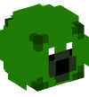 Head — Peashooter (green)