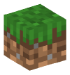 Head — Grass Block (mushroom fields)
