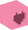 Голова — Розовый блок — сердце