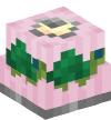 Head — Lamp Shade (pink, turtle)