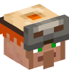 Head — Armorer Villager — 28915