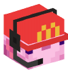 Голова — Аксолотль McDonalds (розовый)