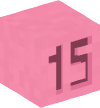 Голова — Розовый блок — 15