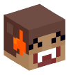 Head — Emoticon Herobrine (Nervous)