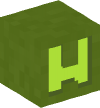 Head — Green W