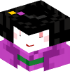 Head — Geisha Doll (purple)