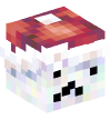 Head — Sad Minecraft Snow Golem