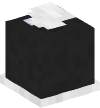 Голова — Коробка для салфеток (черная)