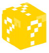 Голова — Lucky Block (yellow) — 12371