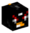 Head — Angry Bird (black) — 14565