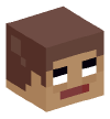 Head — Emoticon Herobrine (Stressed)