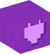 Голова — Фиолетовый блок — сердце