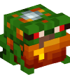 Head — Exploding Frog (silver)