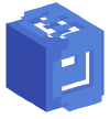 Head — Dreidel (blue, shin)