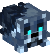 Head — Black Ice Frostbear Plushie