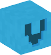 Голова — Светло-голубой блок — V