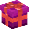 Голова — Фиолетовый подарок с красной лентой